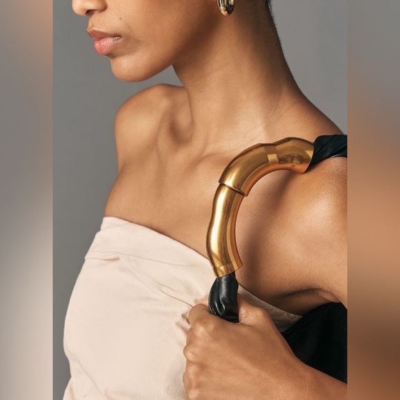 Anthropologie NWT Strapless Ruched Top - Picture 3 of 4